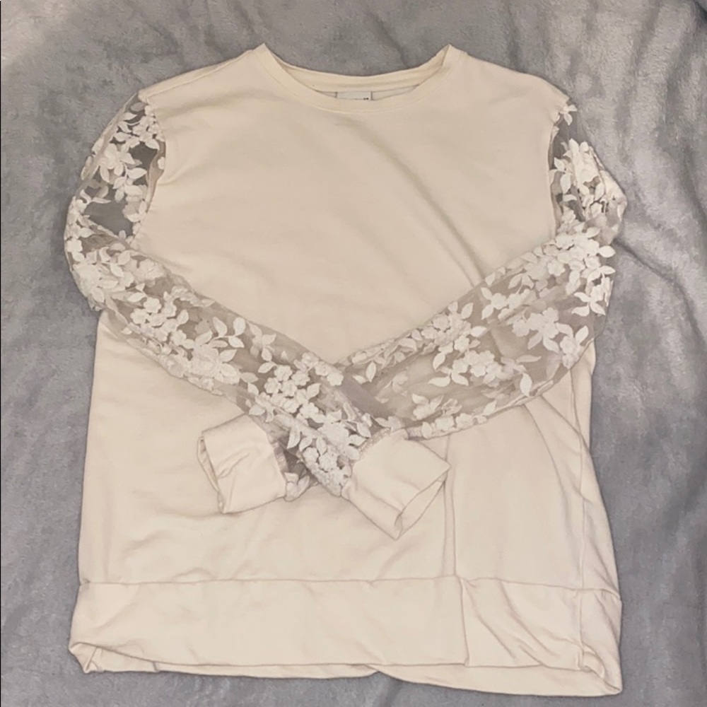 Mesh Long Sleeve Top